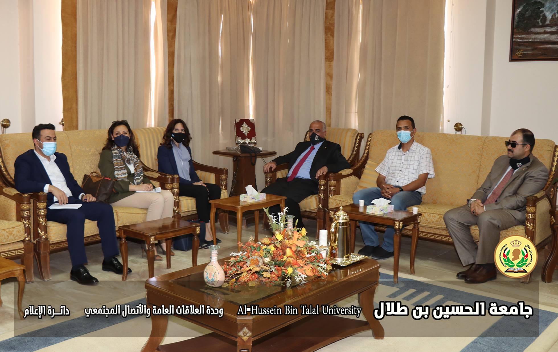 A delegation from the Crown Prince Foundation visits the university
